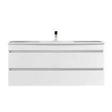 Leziter Cube 120 alsó fürdőszobabútor 1 medencés kerámia mosdóval fürdőszoba bútor