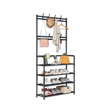 Leziter Előszobafal ruhaállvány LRA-02 fekete bútor