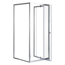 Leziter Flexi 90x90 cm falsíkra szerelhető szögletes zuhanykabin zuhanytálca nélkül kád, zuhanykabin