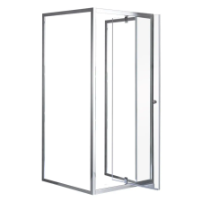 Leziter Flexi 90x90 cm falsíkra szerelhető szögletes zuhanykabin zuhanytálca nélkül kád, zuhanykabin