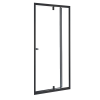 Leziter Flexi állítható zuhanyajtó 76-91x185 cm fekete