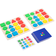 Leziter Formaillesztő és építő fajáték kártyákkal fajáték