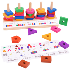 Leziter Formaválogató Montessori fajáték fajáték