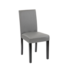 Leziter Kelly bőr étkezőszék szürke színben bútor
