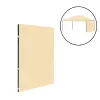 Leziter Kerti pavilon oldalfal ponyva 3x4,5 m beige