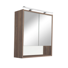 Leziter Luna 60 felső tükrös szekrény, Rauna szil fürdőszoba bútor