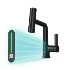 Leziter Mara mosogató csaptelep multifunkciós fejjel digitális kijelzővel csaptelep