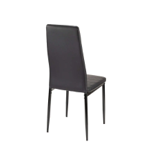 Leziter Mezza 4+1 étkező garnitúra fekete-fekete bútor