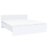 Leziter Miami franciaágy ágyneműtartó nélkül 180x200 cm fehér-fehér