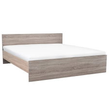 Leziter Miami franciaágy ágyneműtartó nélkül 180x200 cm yorki tölgy-sonoma tölgy ágy és ágykellék