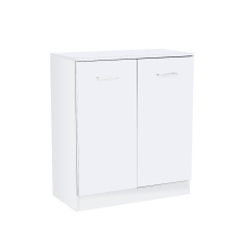 Leziter Miami komód 2 ajtós 80x92 cm fehér-fehér bútor