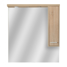 Leziter Nerva 85 cm-es tükrös felsőszekrény, Sonoma tölgy fürdőszoba bútor