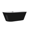 Leziter Noa szabadon álló fürdőkád fekete