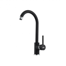 Leziter Noril Egykaros mosogató csaptelep, fekete (ZS-7018-Black) csaptelep