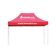 Leziter Összecsukható kerti pavilon 2,9x3,9x3 m piros kerti bútor
