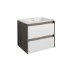 Leziter Porto 60 alsó szekrény mosdóval