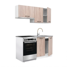 Leziter Praktik 140 panel konyhabútor fehér korpusz, sonoma tölgy front bútor