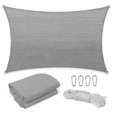 Leziter Rana napvitorla négyszög alakú 5x6 m szürke kerti bútor