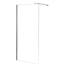 Leziter River walk in zuhanyfal 90x190 cm króm kád, zuhanykabin