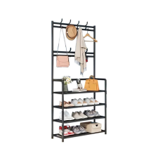 Leziter Ruhaállvány LRA-02 fekete bútor