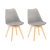 Leziter Silla étkezőszék 2 db szürke színben
