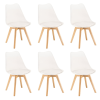 Leziter Silla étkezőszék 6 db fehér színben
