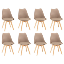 Leziter Silla étkezőszék 8 db bézs színben bútor