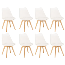 Leziter Silla étkezőszék 8 db fehér színben bútor