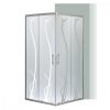 Leziter Spirit Bamboo 80x80 cm szögletes zuhanykabin, zuhanytálca nélkül