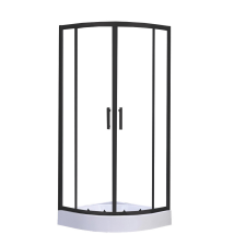 Leziter Spirit Clear 90x90 cm íves zuhanykabin zuhanytálcával kád, zuhanykabin