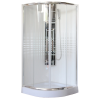 Leziter Spirit Mátrix íves 80x80x194 cm minőségi zuhanykabin , erősített akril zuhanytálcával