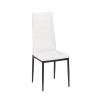 Leziter Tino NOVA Étkezőszék fehér-fekete színben