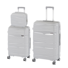 Leziter TraveLux Voyager X gurulós bőrönd szett kézitáska és bőrönd