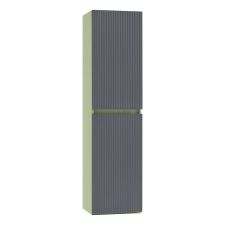 Leziter Trent függesztett oldal szekrény világoszöld-antracit szürke fürdőszoba bútor