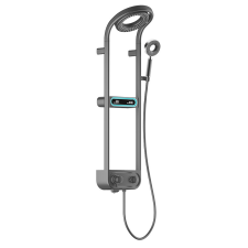 Leziter Tropic digitális zuhanyszett termosztátos csapteleppel szürke csaptelep