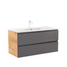 Leziter Vario Pull 100 alsó szekrény mosdóval fürdőszoba bútor