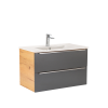 Leziter Vario Trim 80 alsó szekrény mosdóval