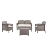 Leziter Venus II 4 személyes kerti bútor garnitúra cappuccino
