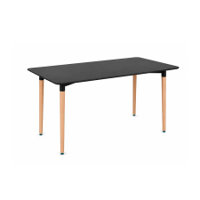 Leziter Verona 120 cm szögletes étkezőasztal fekete bútor