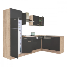 Leziter Yorki 280 sarok konyhabútor felülfagyasztós hűtős kivitelben bútor