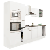 Leziter Yorki 300 konyhablokk fehér korpusz,selyemfényű fehér fronttal