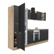 Leziter Yorki 300 konyhabútor alsó sütős, alulfagyasztós hűtős kivitelben bútor