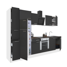 Leziter Yorki 300 konyhabútor alsó sütős, felülfagyasztós hűtős kivitelben bútor