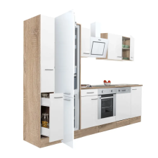 Leziter Yorki 310 konyhabútor alsó sütős, alulfagyasztós hűtős kivitelben bútor