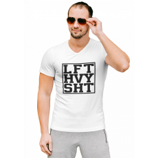 LFT HVY SHT - Férfi V Nyakú Póló