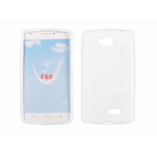 LG F60 D390, Szilikon tok, S-Case, fehér tok és táska