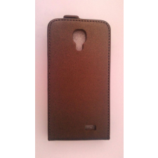 LG F70 D315 barna szilikon keretes vékony flip tok tok és táska