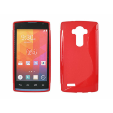 LG G4 H815, Szilikon tok, S-Case, piros tok és táska
