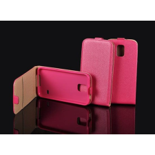 LG K4 K130 rózsaszín pink szilikon keretes vékony flip tok tok és táska