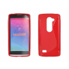 LG Leon H340N, Szilikon tok, S-Case, piros